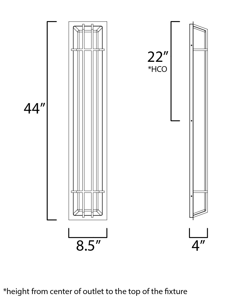 Maxim Lighting 55689WTBZ  Trilogy Outdoor Bronze