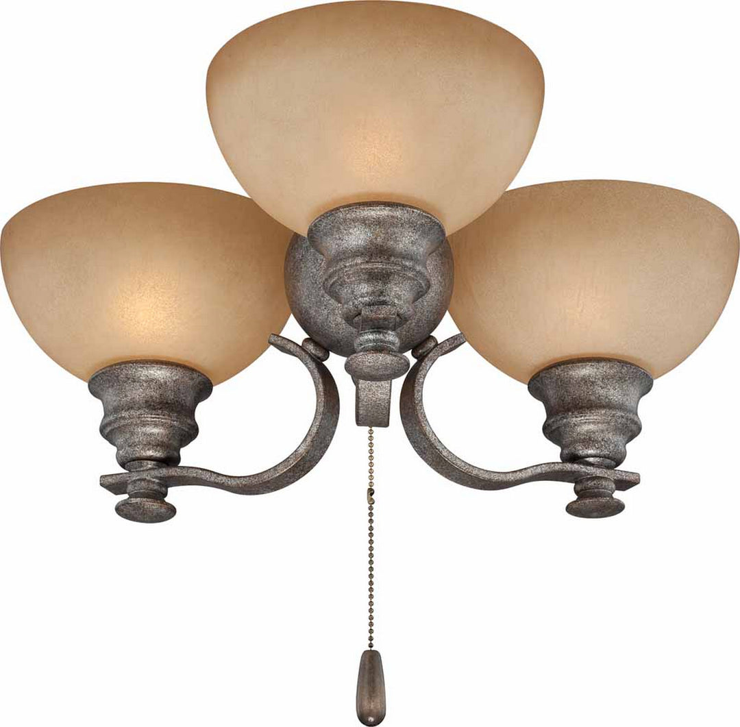 Volume Lighting V0955-45 Rainier Ceiling Fan Antique Stone