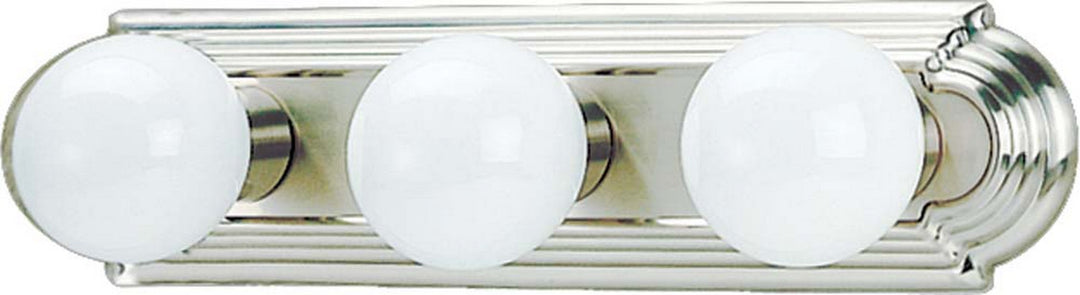 Volume Lighting V1123-33 Hollywood Race Utility Light Brushed Nickel