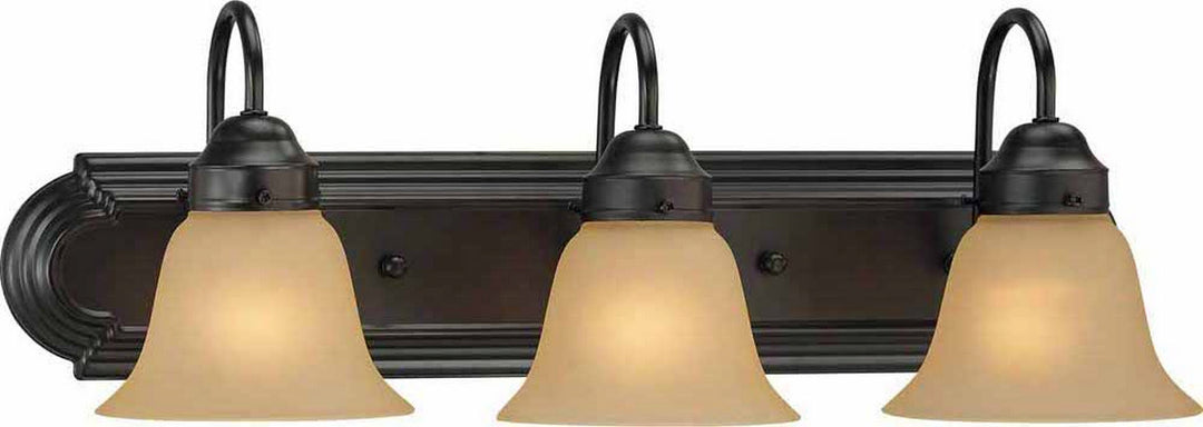 Volume Marti/ Minster/ Bernice/ Hammond V1593-79 Bath Vanity Light 24 in. wide - Antique Bronze