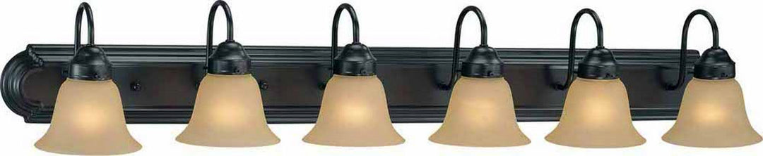 Volume Marti/ Minster/ Bernice/ Hammond V1596-79 Bath Vanity Light 48 in. wide - Antique Bronze