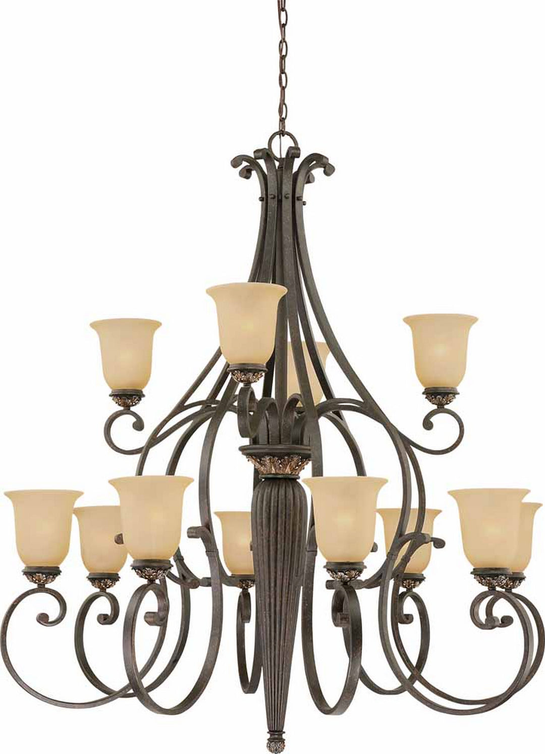 Volume Bristol V2212-82 Chandelier Light - Vintage Bronze