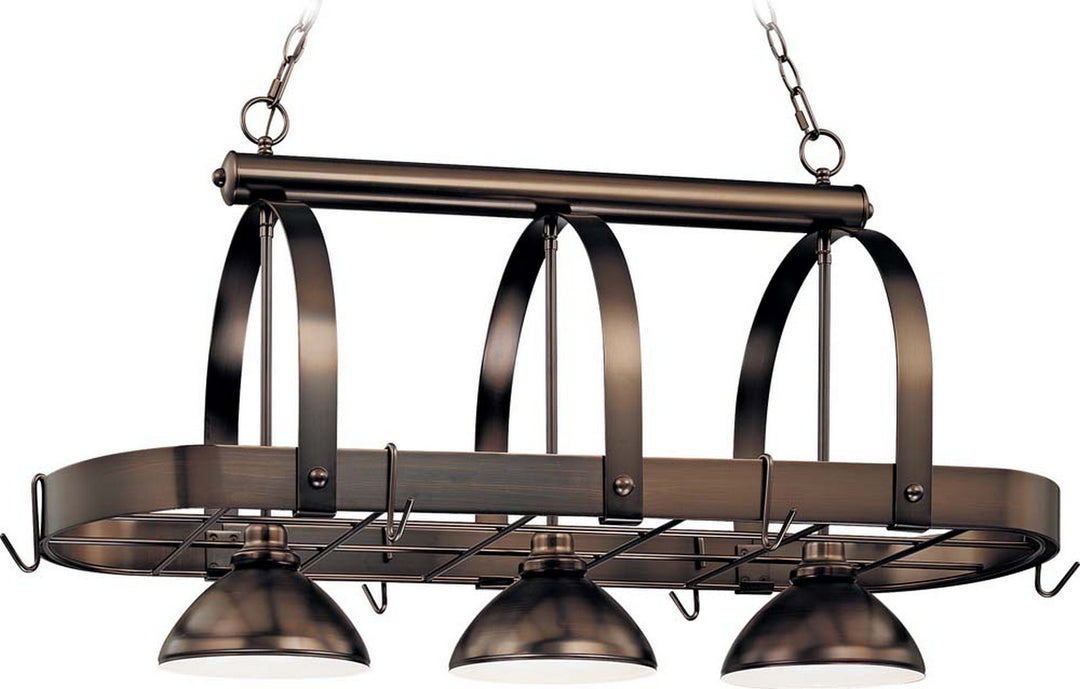 Volume Pot Rack V3023-79 Pendant Light - Antique Bronze