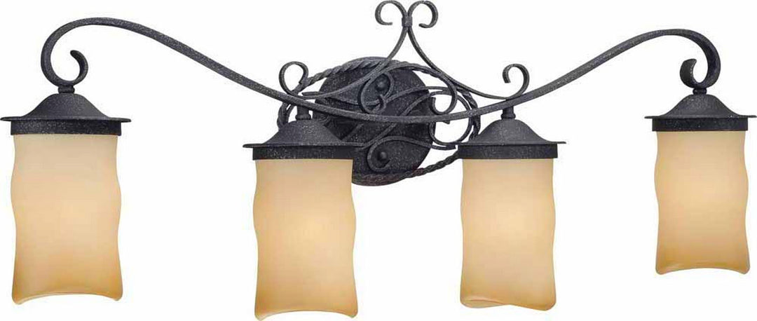Volume Sevilla V4584-36 Bath Vanity Light - Antique Iron