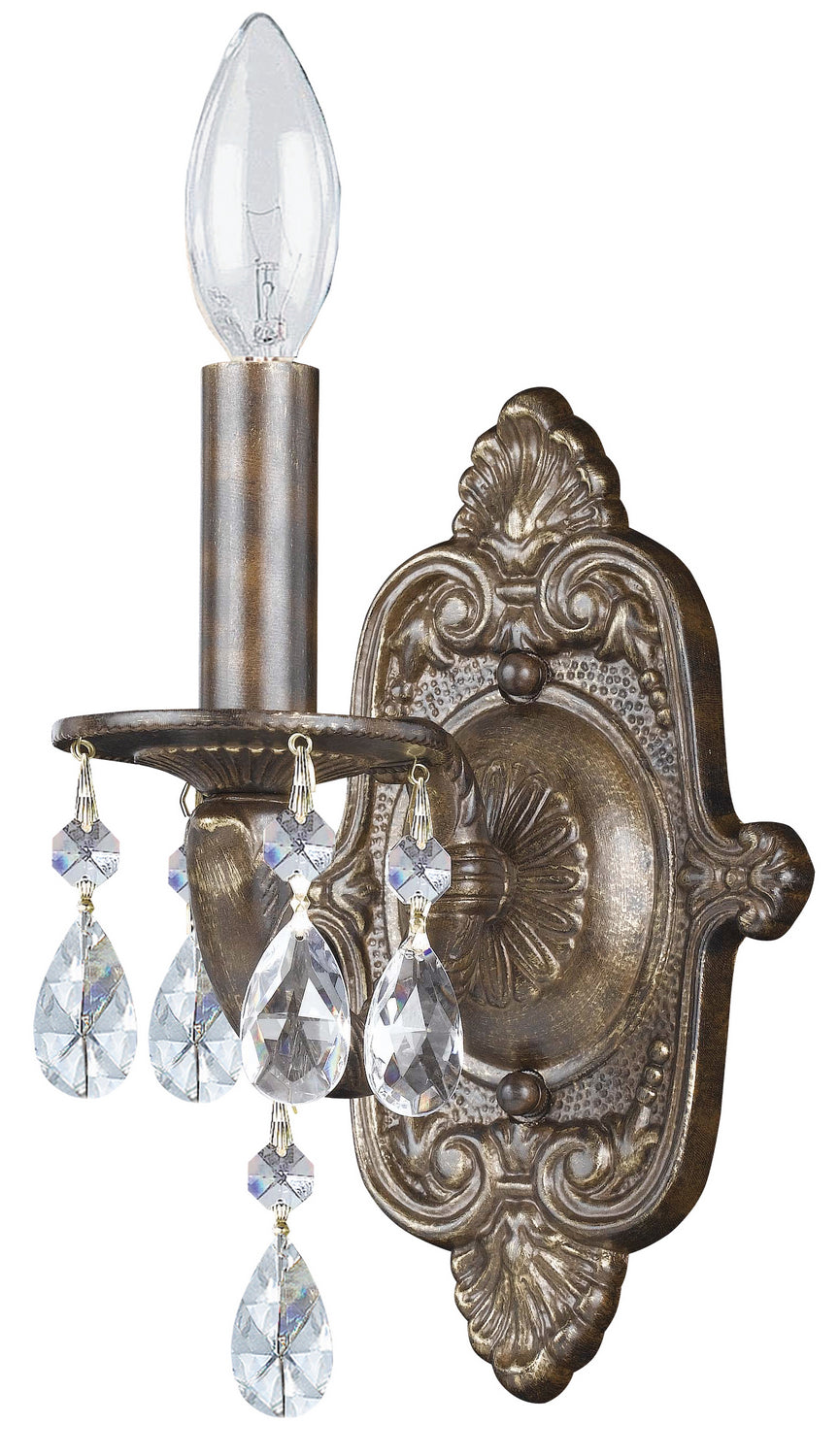 Crystorama Paris Market 5021-VB-CL-S Wall Light - Venetian Bronze