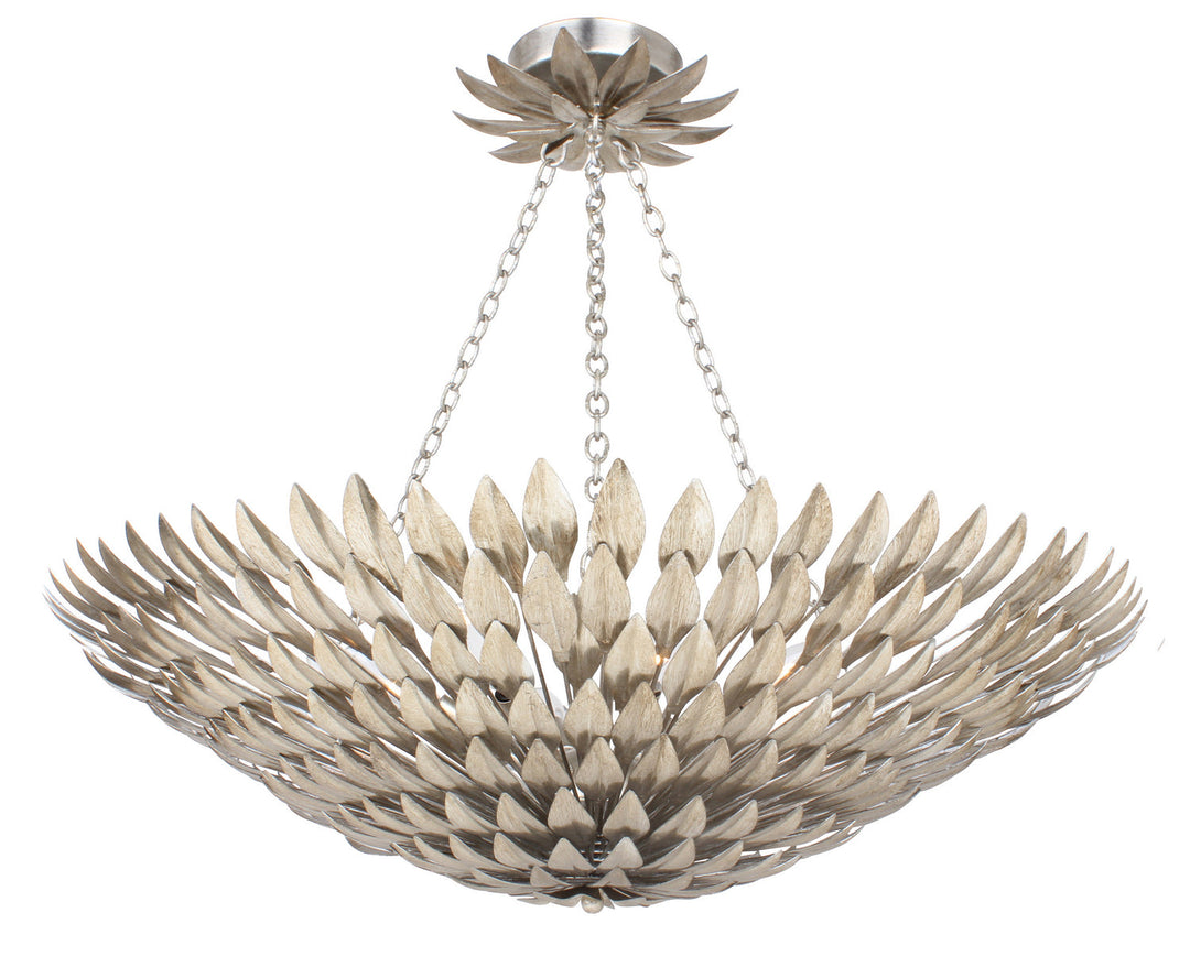 Crystorama Broche 519-SA_CEILING Pendant Light - Antique Silver