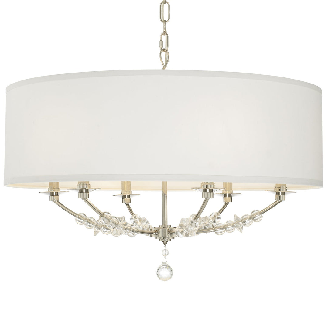Crystorama Mirage 8006-PN Chandelier Light - Polished Nickel