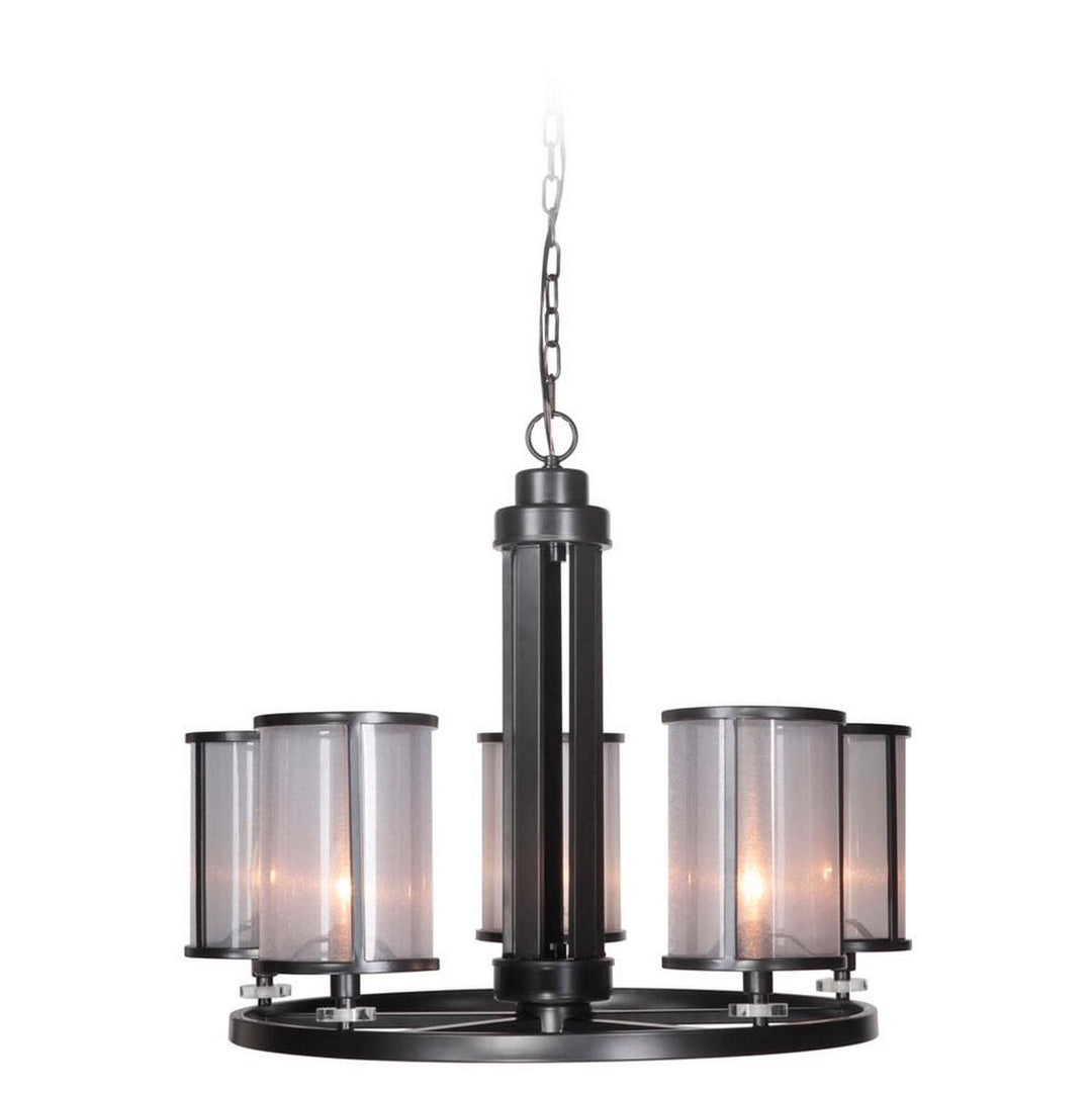 Craftmade Danbury 36725-MBK Chandelier Light - Matte Black