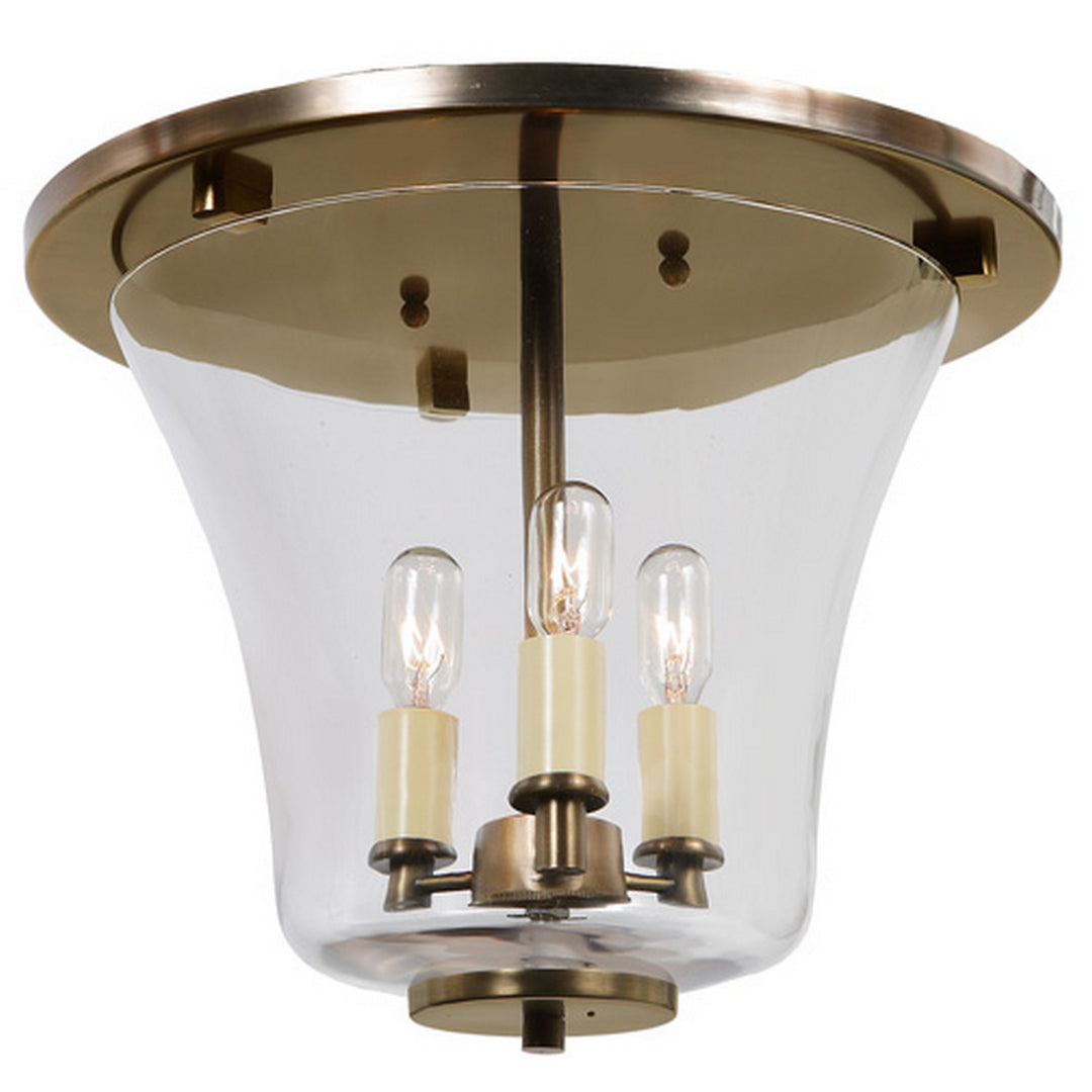 JVI Designs Greenwich 1181-10 Ceiling Light - Rubbed Brass