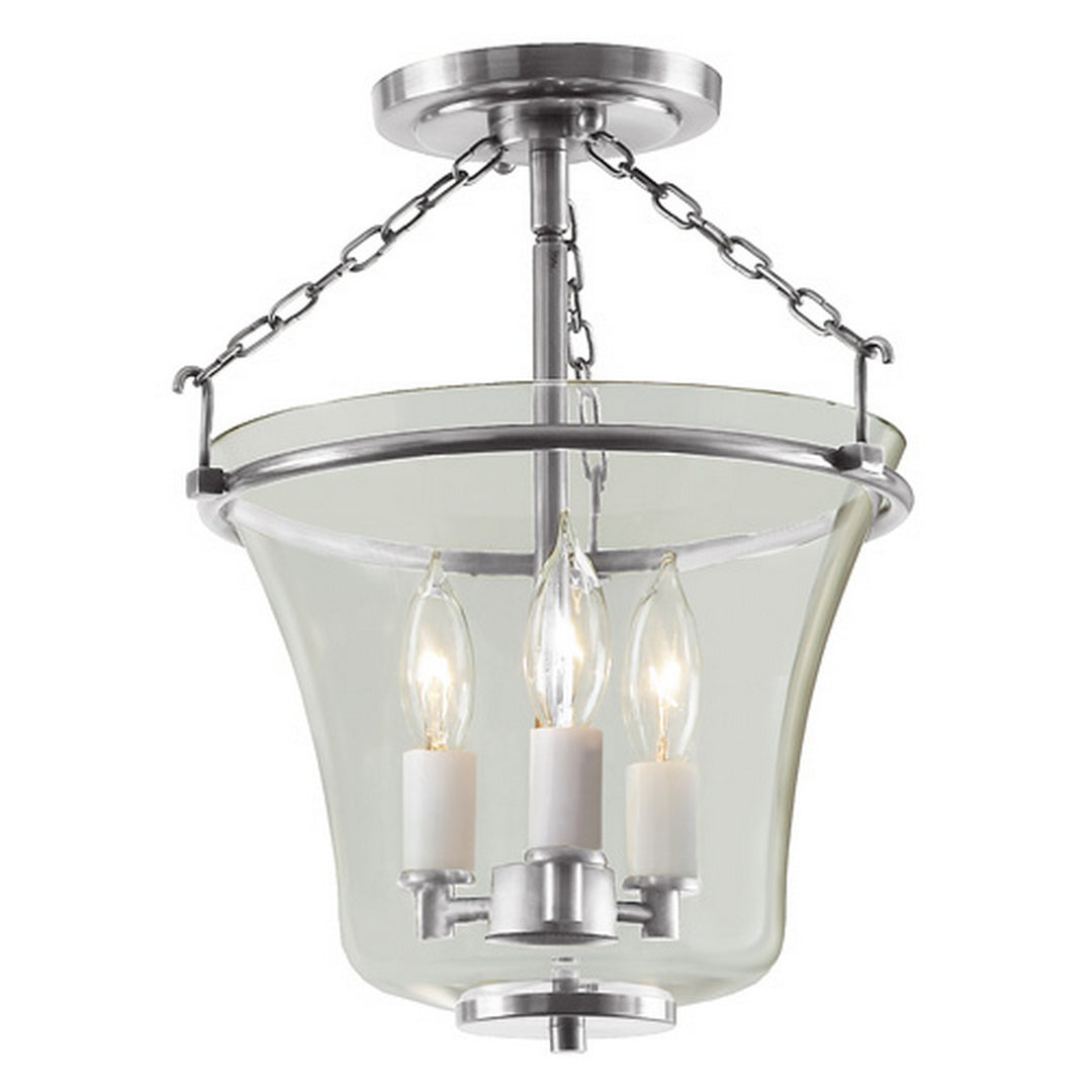 JVI Designs Greenwich 1182-17 Ceiling Light - Pewter