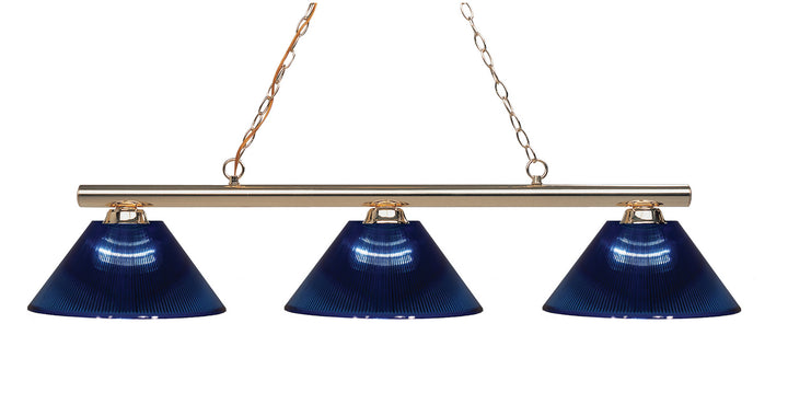Z-Lite Sharp Shooter 155-3PB-ARDB Pendant Light - Polished Brass