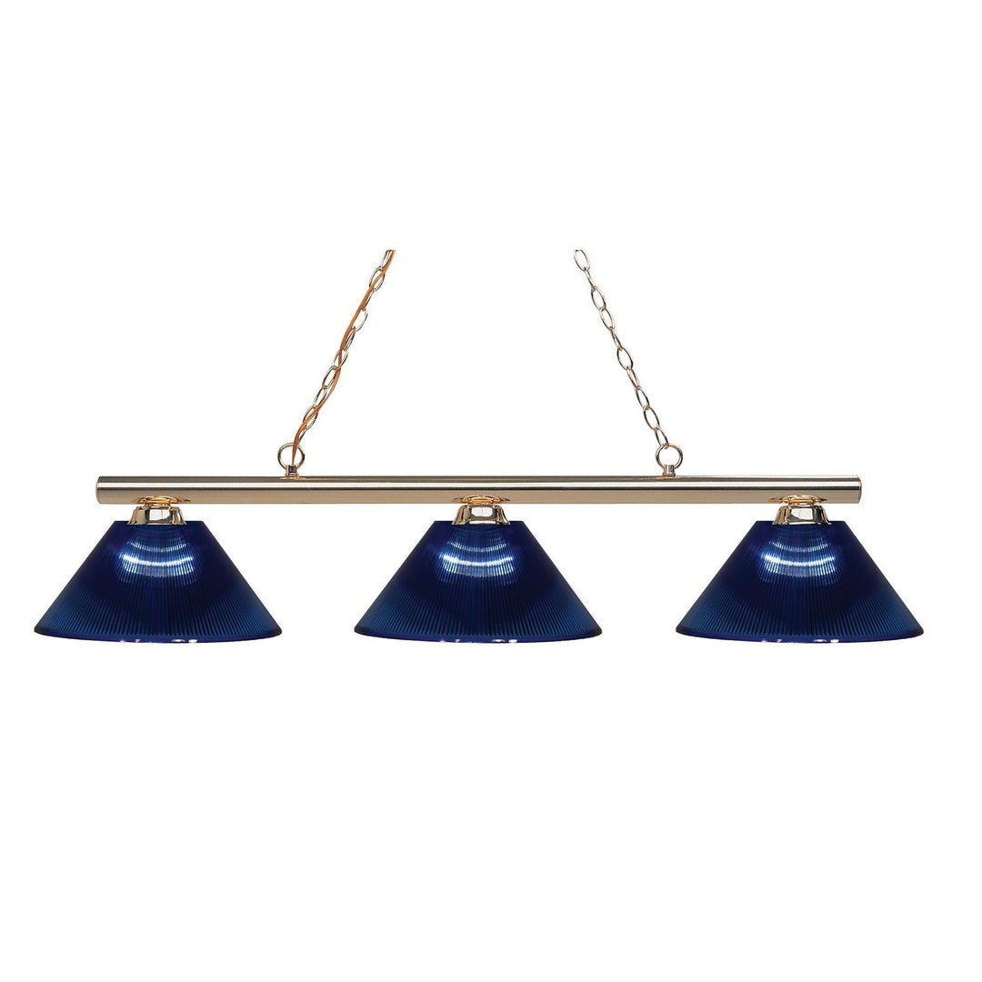 Z-Lite Sharp Shooter 155-3PB-ARDB Pendant Light - Polished Brass