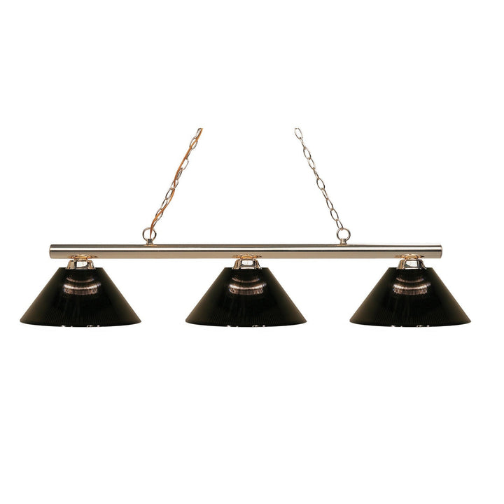 Z-Lite Sharp Shooter 155-3PB-ARS Pendant Light - Polished Brass