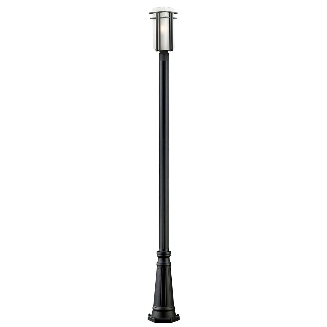 Z-Lite Lighting 549PHBR-519P-BK Modern Abbey Outdoor Black
