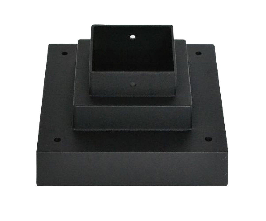 Z-Lite Lighting SQPM-BK  Pier Mounts Outdoor Black