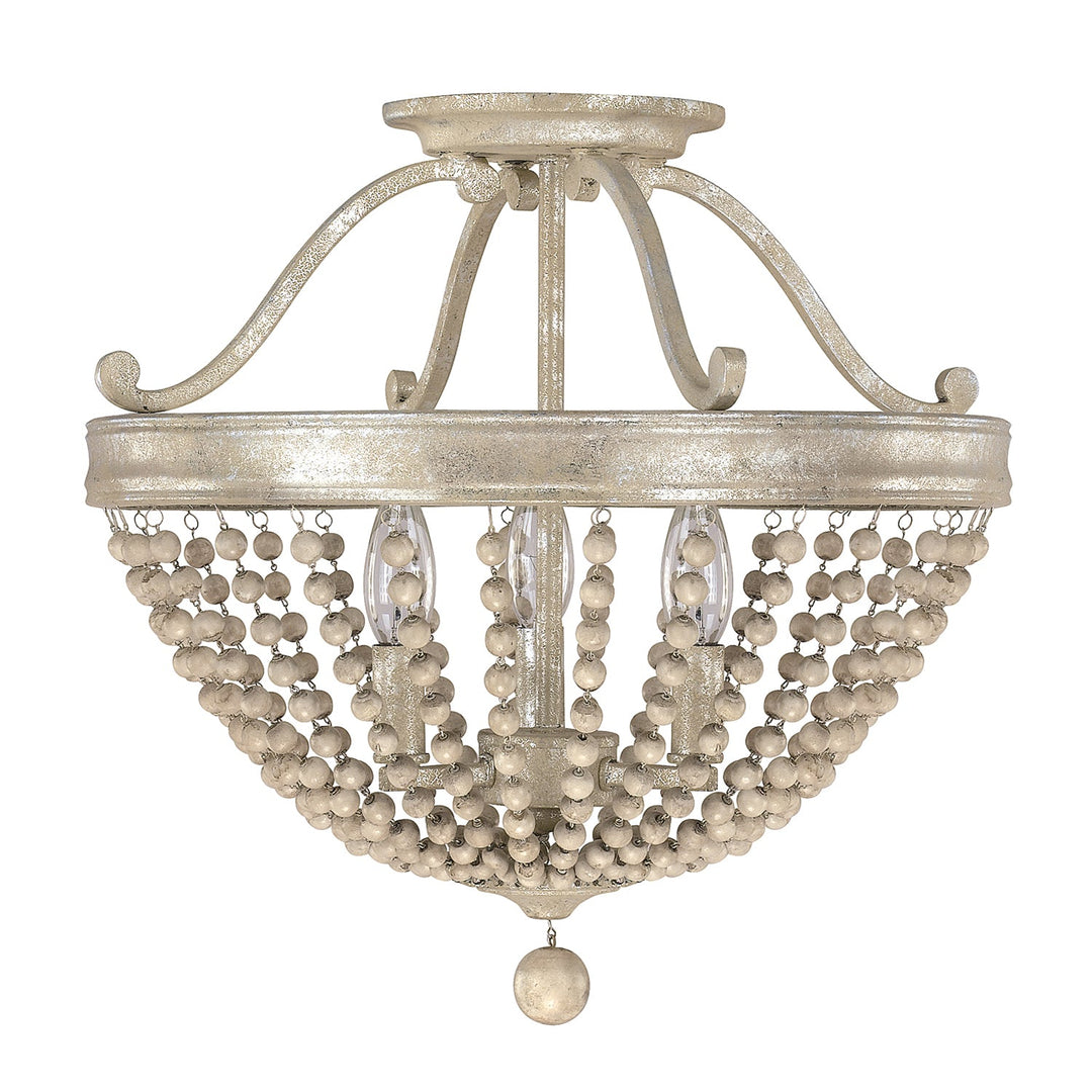 Capital Adele 4444SQ Ceiling Light - Silver Quartz