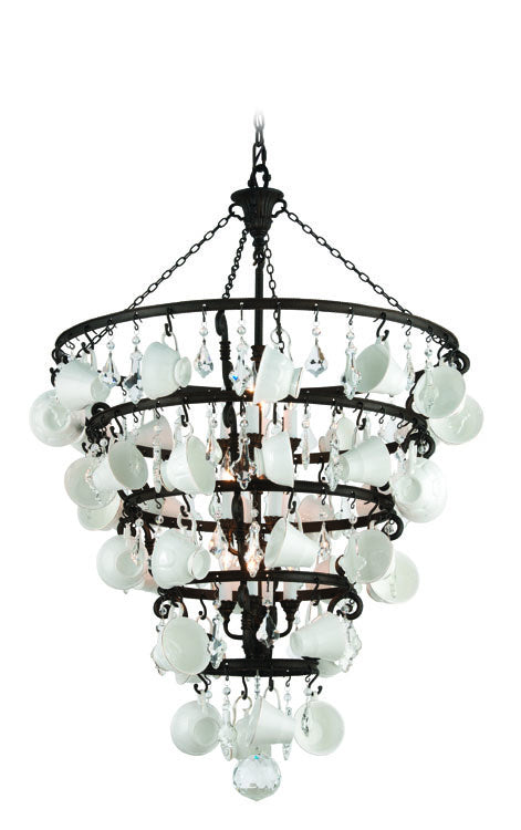 Troy Barista F3826 Chandelier Light - Vintage Bronze