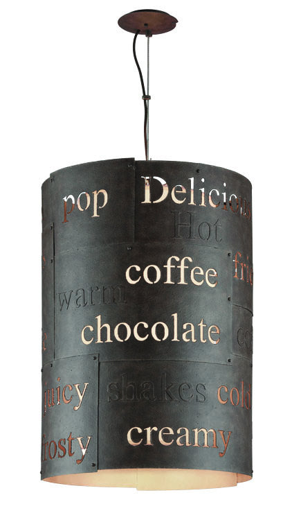 Troy Dine N Dash F4086 Pendant Light - Salvaged Rust