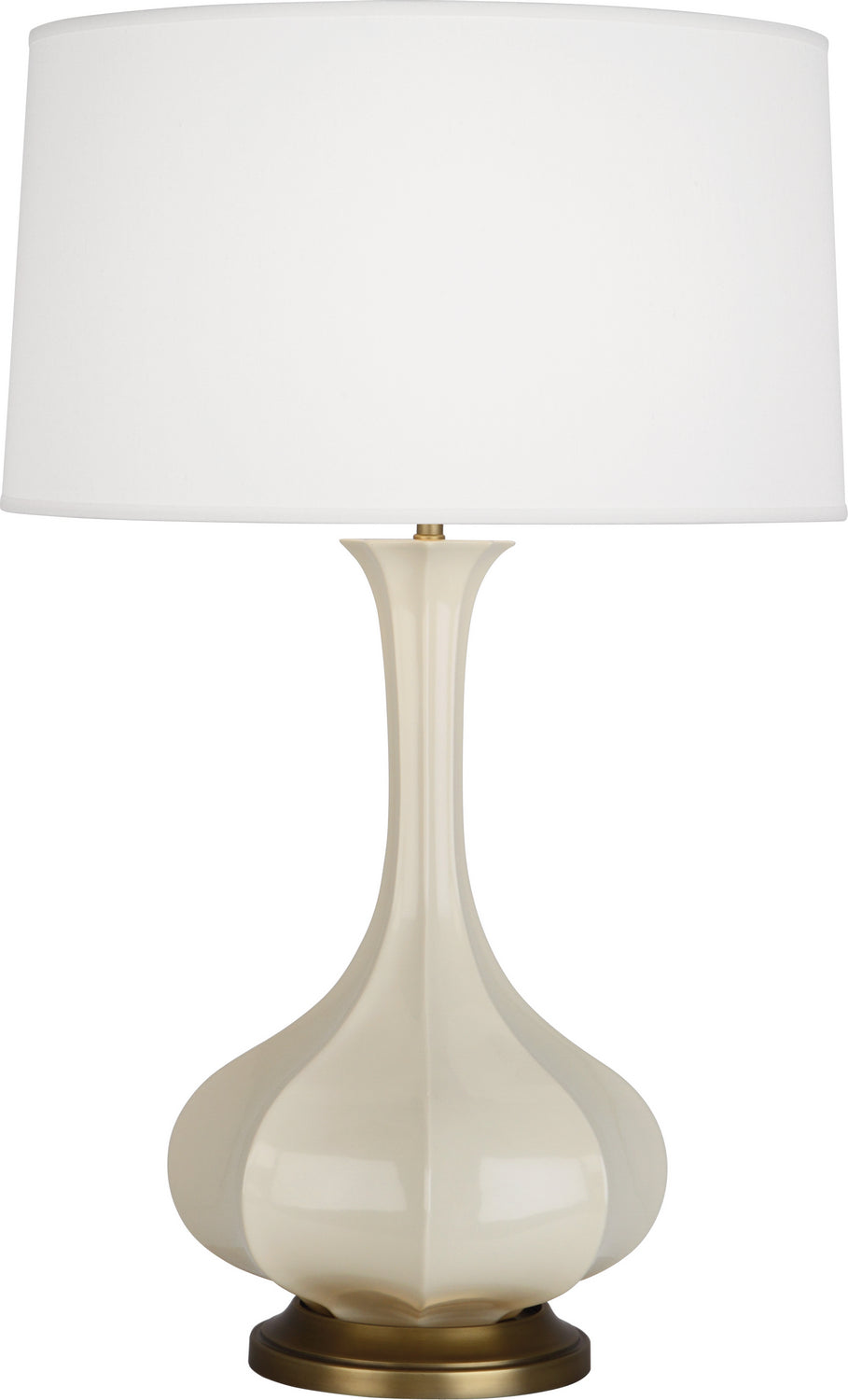 Robert Abbey Lighting BN994 Pike Lamp Bone Glazed