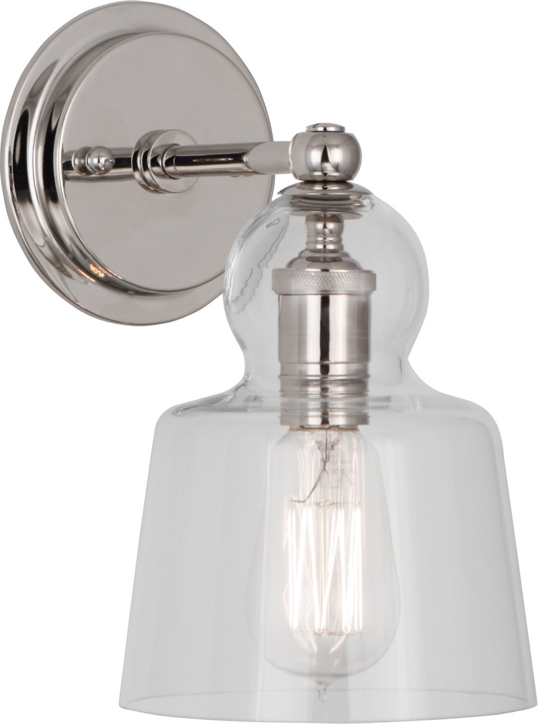 Robert Abbey Albert S745 Wall Sconce Light - Polished Nickel