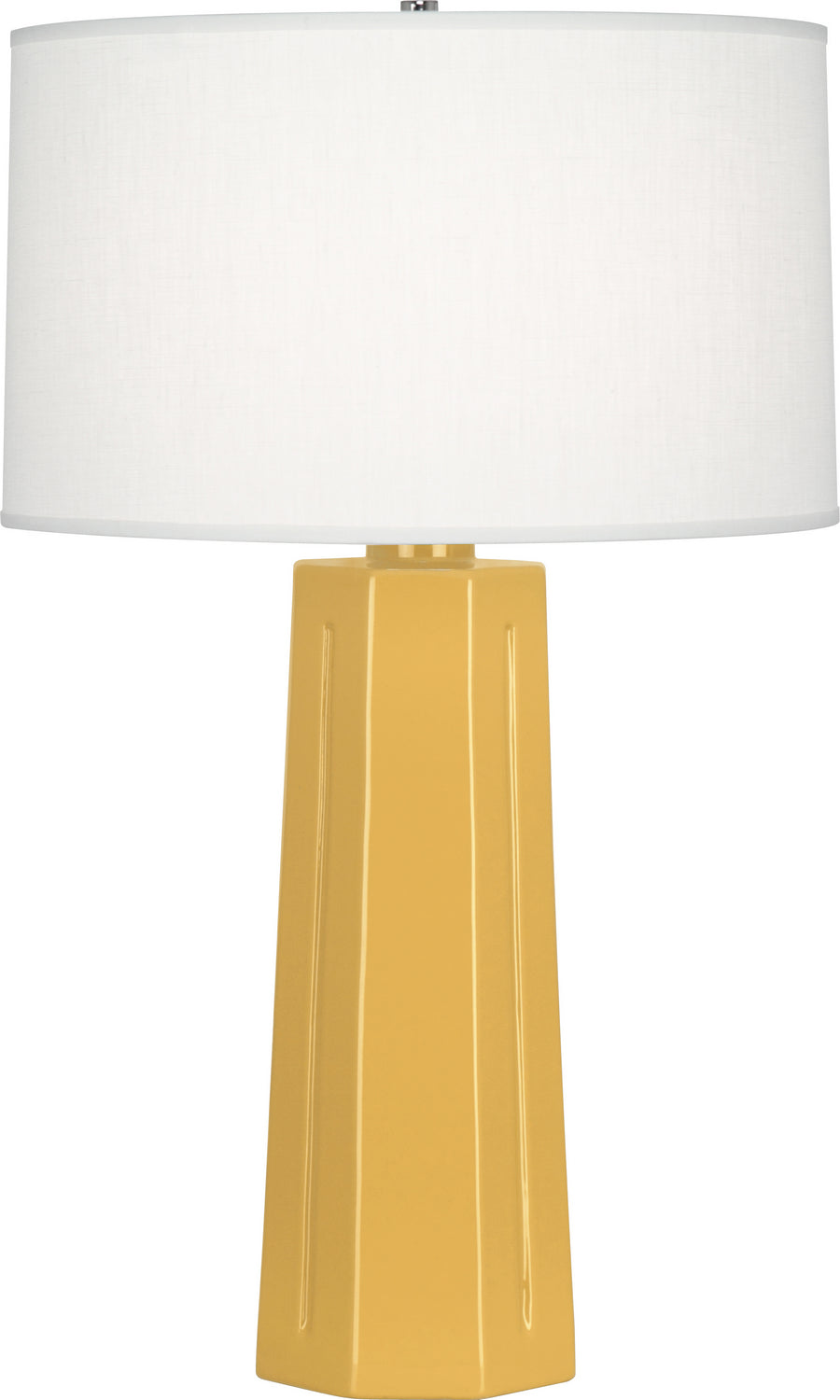 Robert Abbey Lighting SU960 Mason Lamp Sunset Yellow Glazed