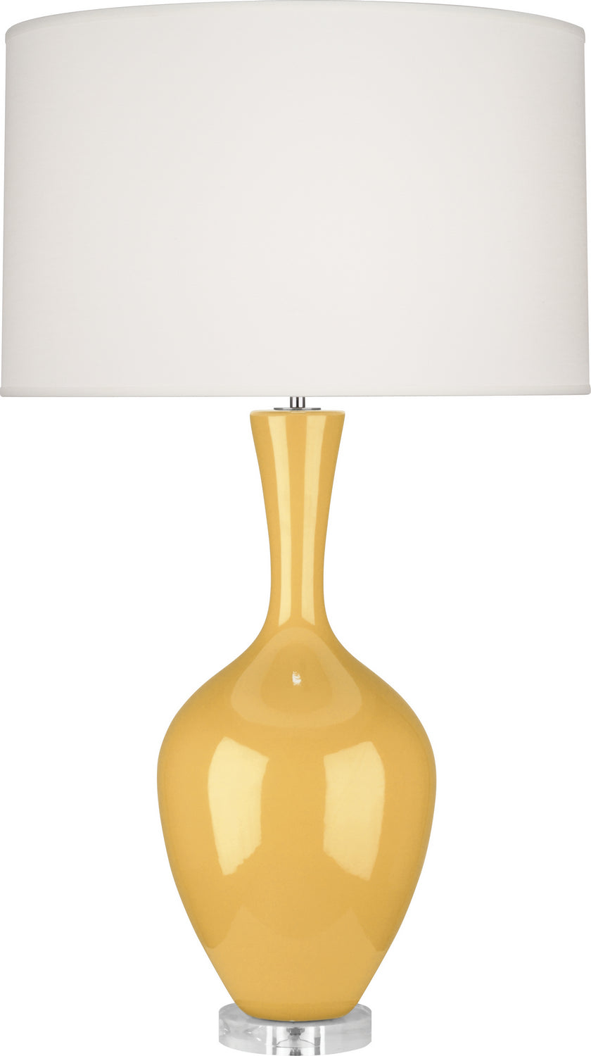 Robert Abbey Lighting SU980 Audrey Lamp Sunset Yellow Glazed