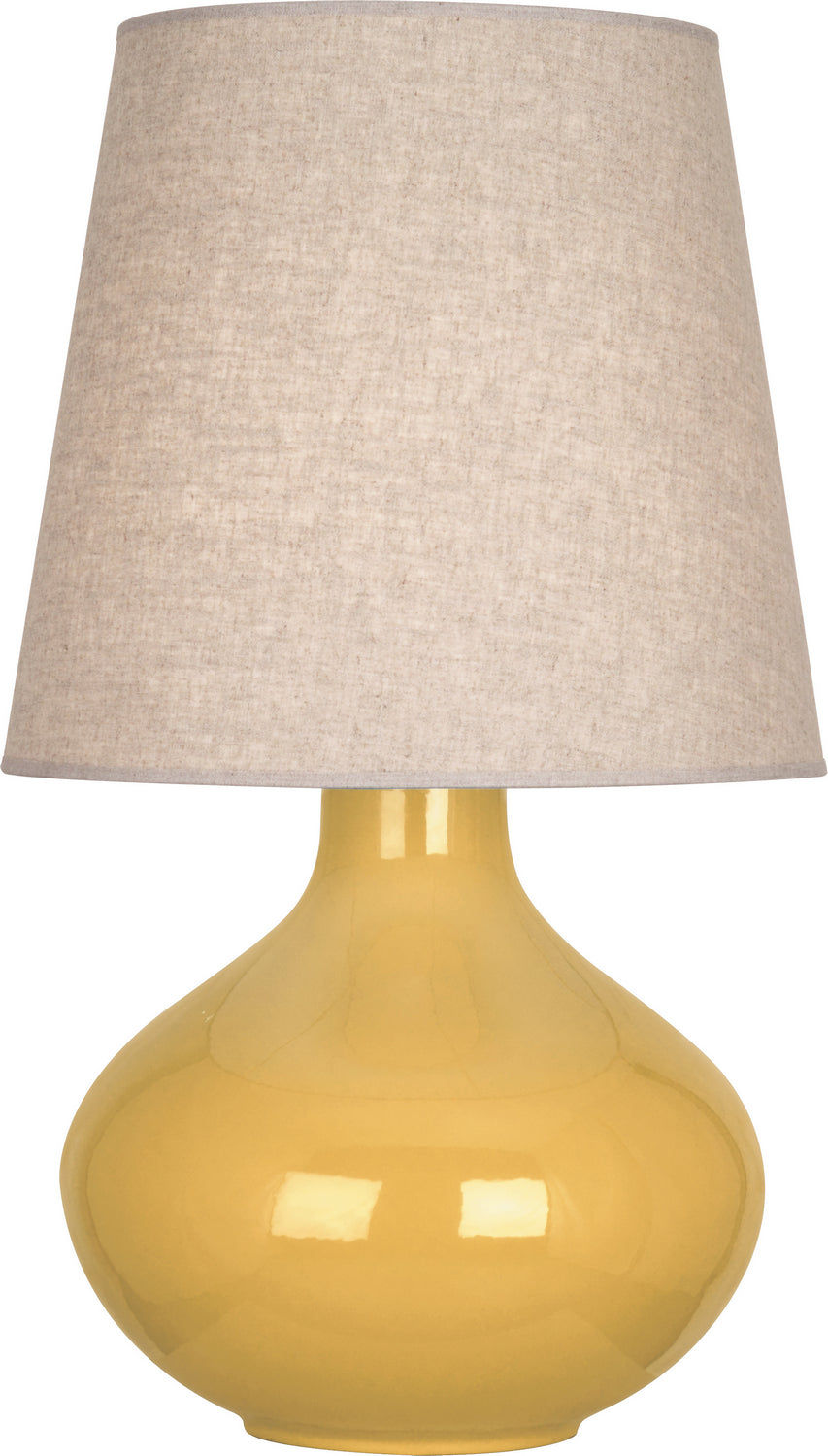 Robert Abbey Lighting SU991 June Lamp Sunset Yellow Glazed