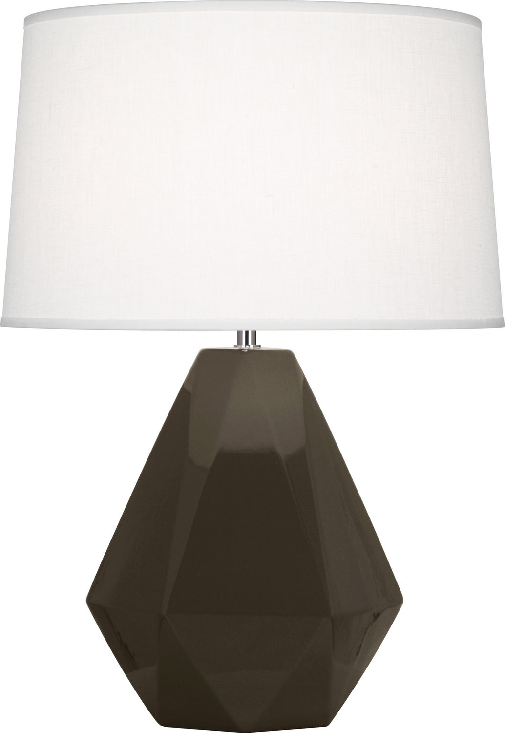 Robert Abbey Lighting TE930 Delta Lamp Brown Tea Glazed