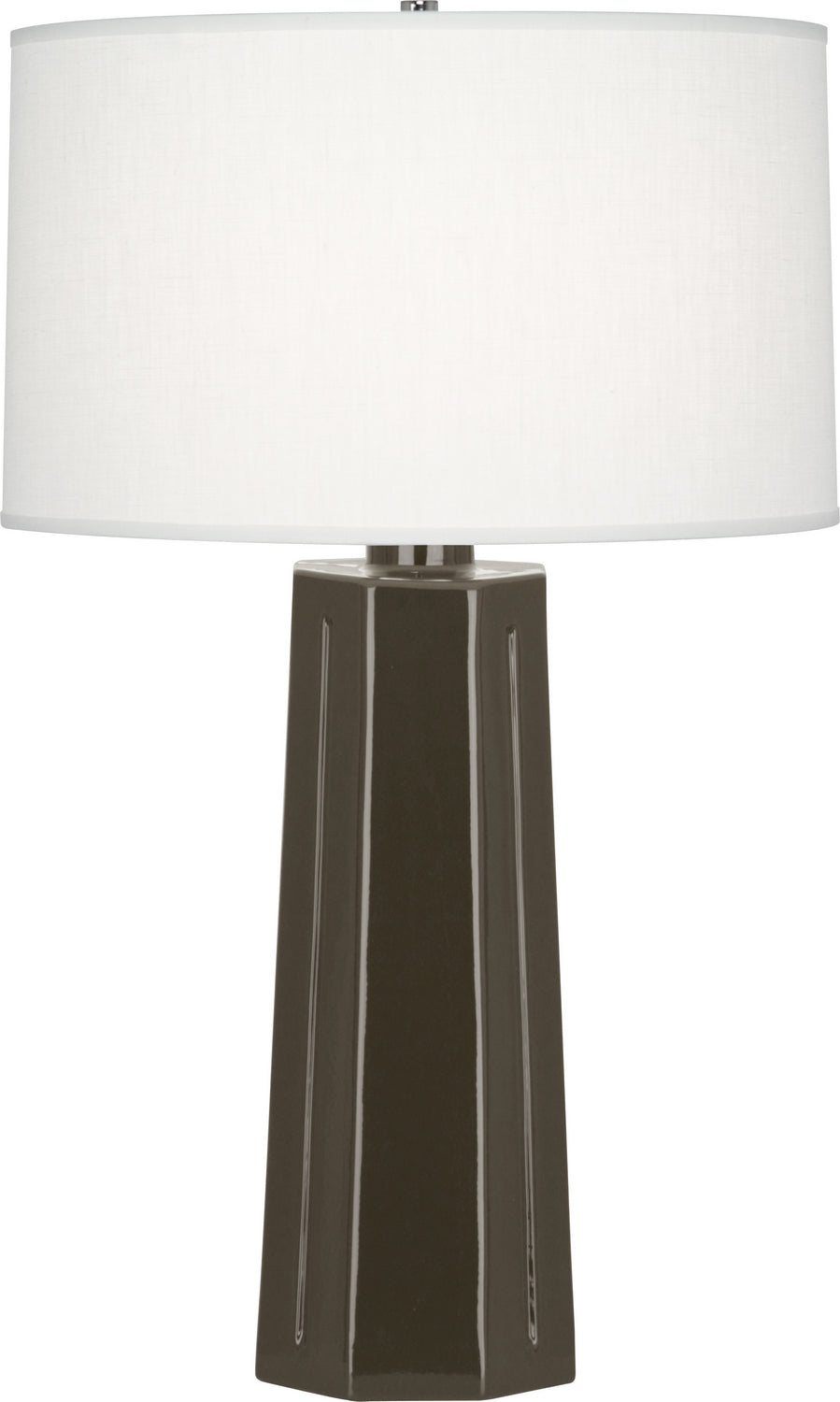 Robert Abbey Lighting TE960 Mason Lamp Brown Tea Glazed