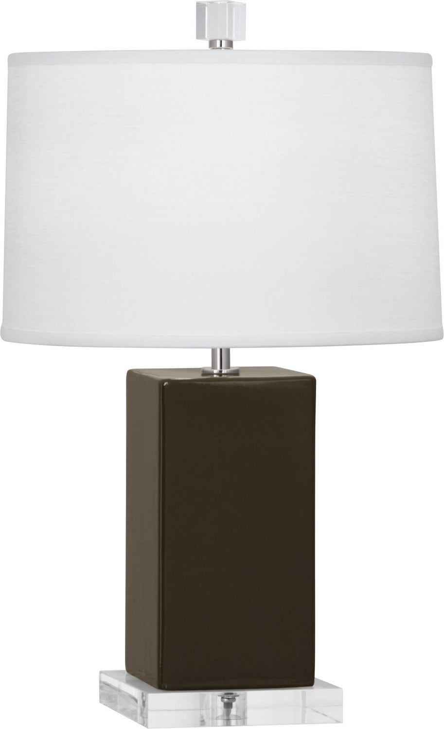 Robert Abbey Lighting TE990 Harvey Lamp Brown Tea Glazed