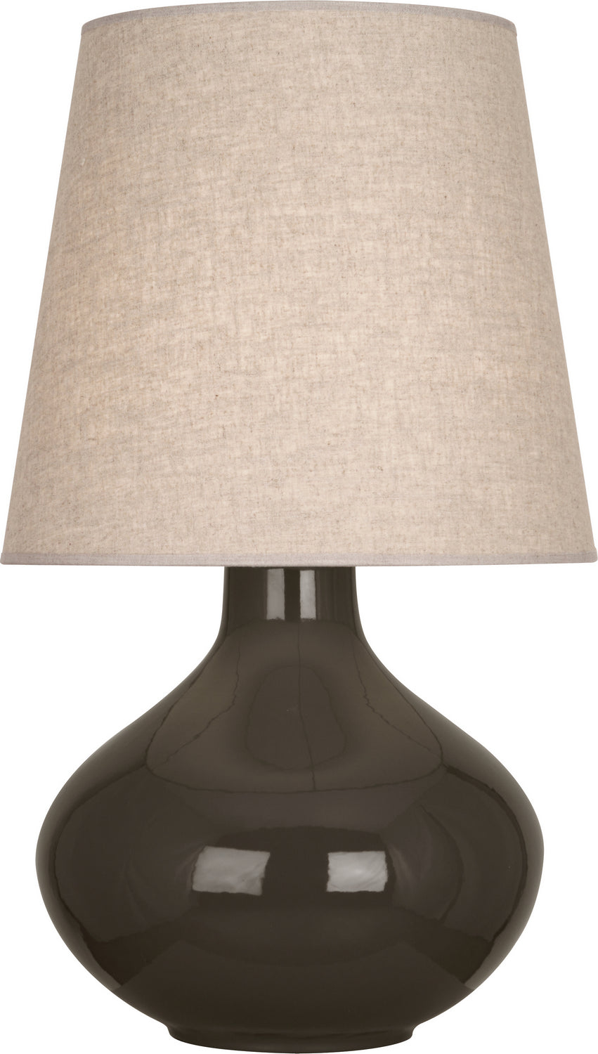 Robert Abbey Lighting TE991 June Lamp Brown Tea Glazed