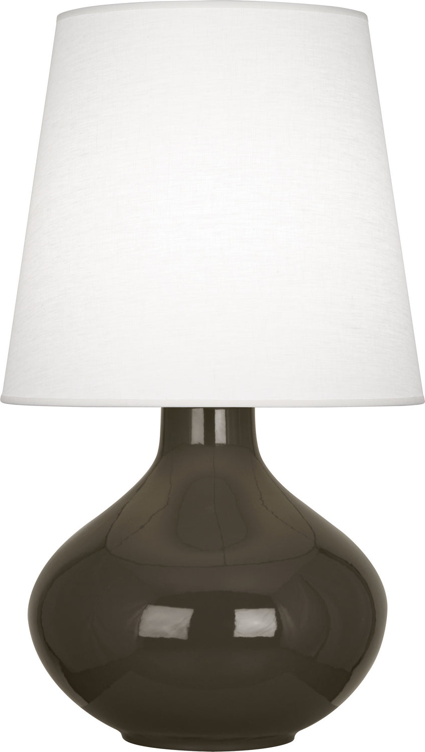 Robert Abbey Lighting TE993 June Lamp Brown Tea Glazed