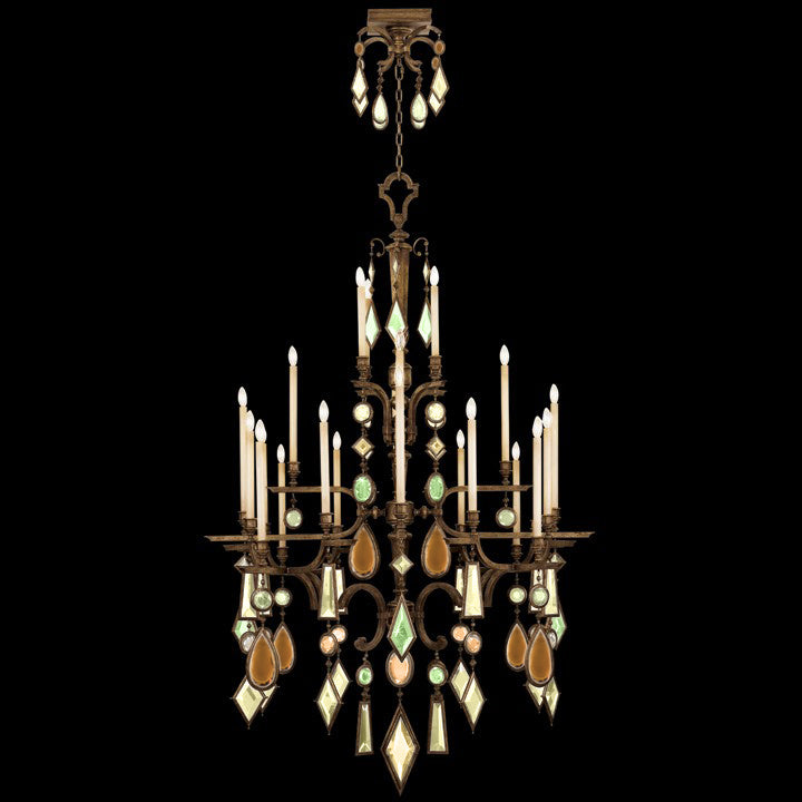 Fine Art Encased Gems 709440-1ST Chandelier Light - Bronze