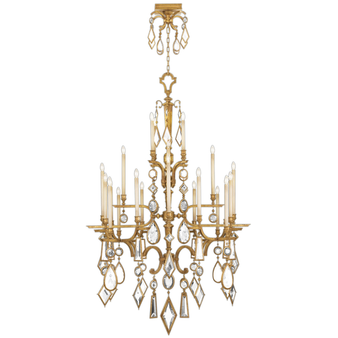 Fine Art Encased Gems 714640-3ST Chandelier Light - Gold