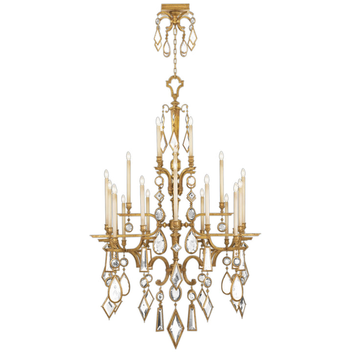 Fine Art Encased Gems 714640-3ST Chandelier Light - Gold