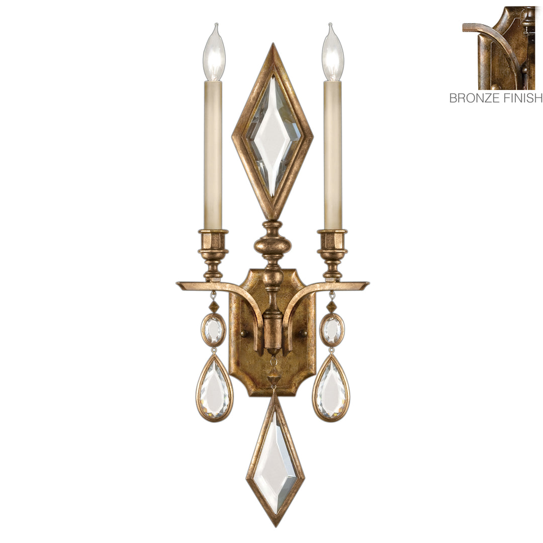 Fine Art Encased Gems 718150-3ST Wall Light - Bronze