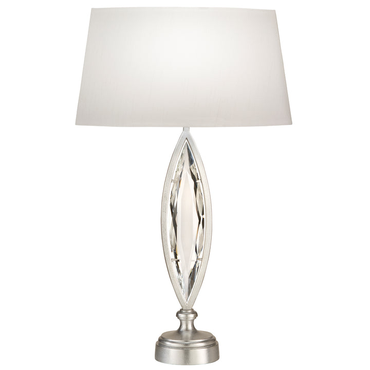 Fine Art Lighting 850210-12ST Marquise One Light Table Lamp Lamp Pewter, Nickel, Silver