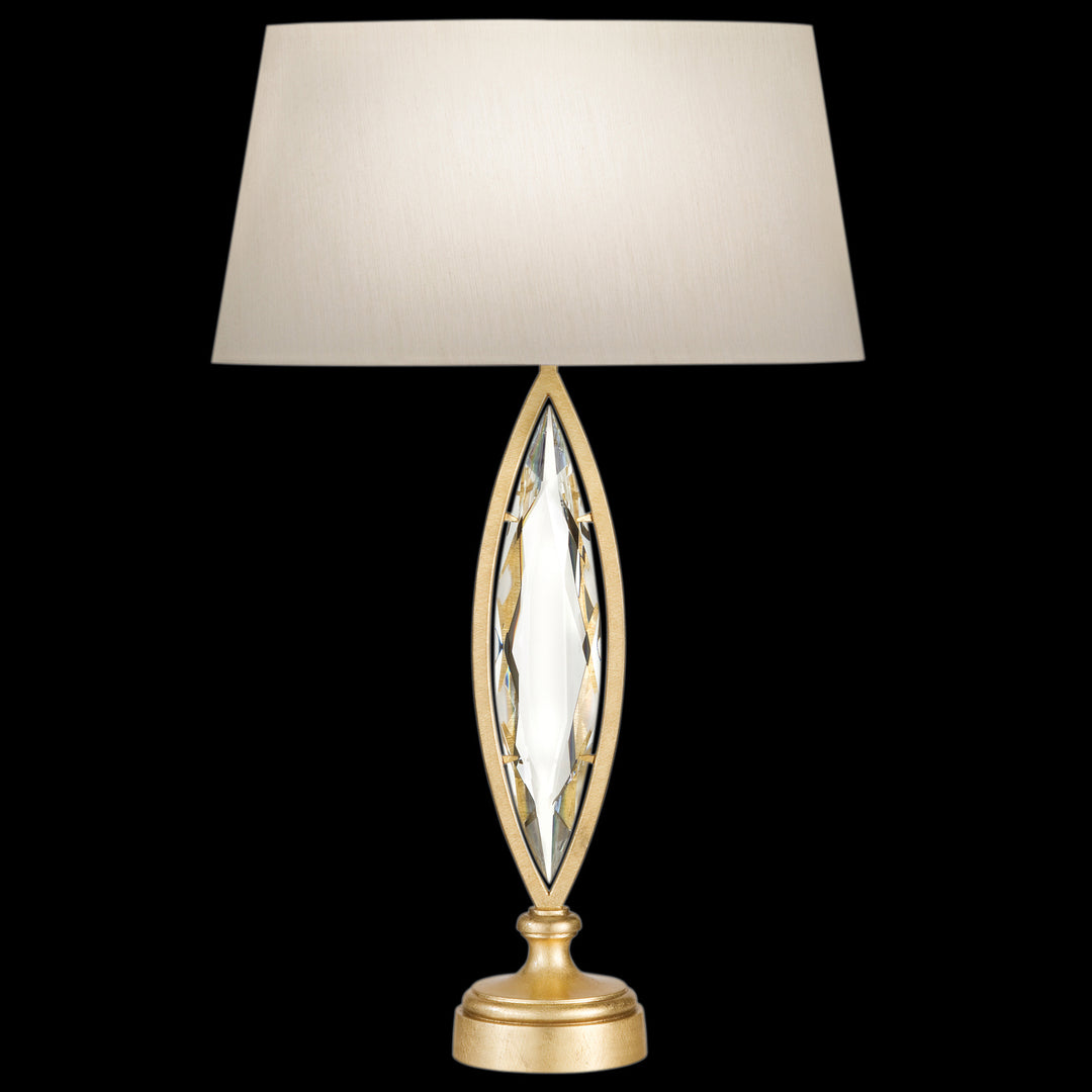 Fine Art Lighting 850210-22ST Marquise One Light Table Lamp Lamp Gold, Champ, Gld Leaf