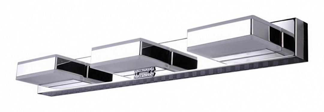 Bethel International Bathroom Light 2198-3 Bath Vanity Light 4 in. wide - Silver