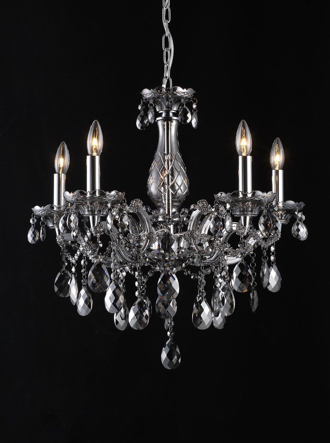 Bethel International Chandelier Light 2617-5-SMK Chandelier Light -