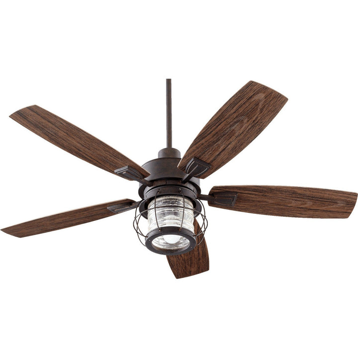 Quorum Galveston 13525-44 Ceiling Fan - Toasted Sienna, Walnut