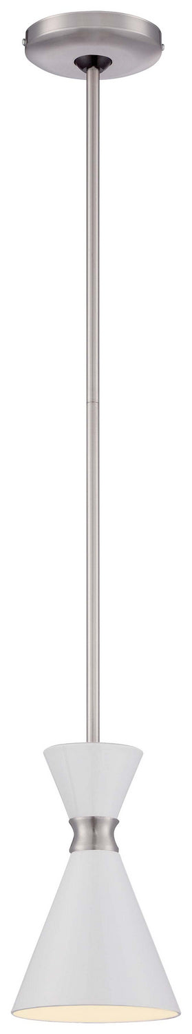 George Kovacs Conic P1821-44F Pendant Light - Glitter Gloss White