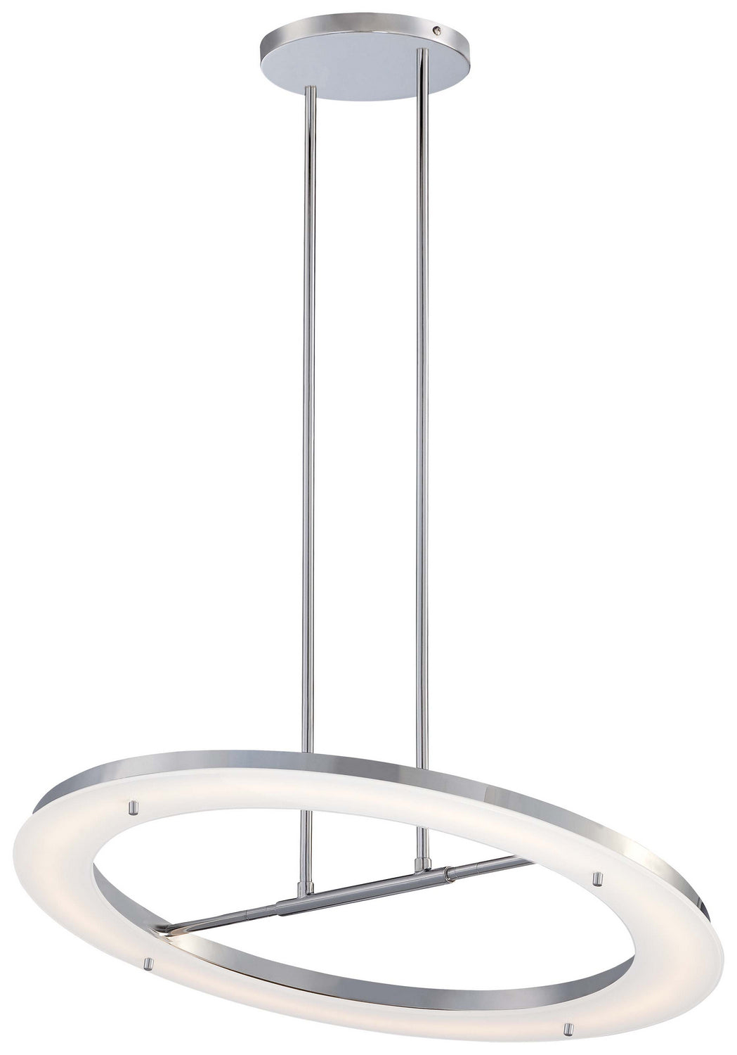 George Kovacs Twist And Shout P1900-077-L Pendant Light - Chrome