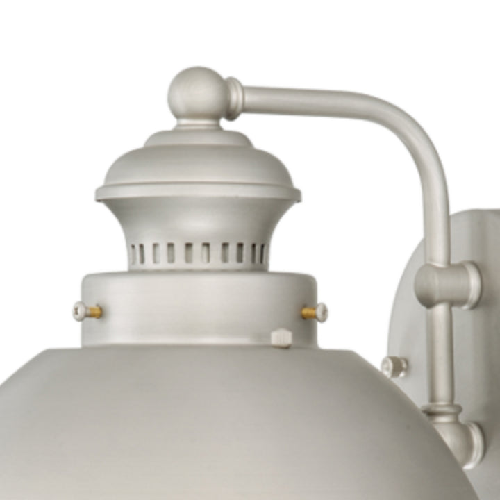 Vaxcel Lighting OW21593BN Harwich One Light Outdoor Wall Mount Outdoor Pewter, Nickel, Silver