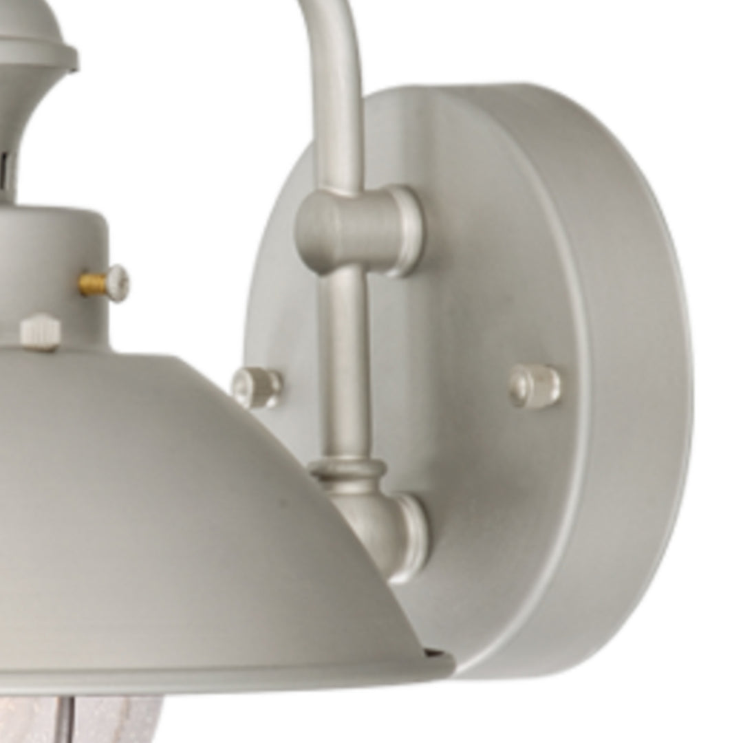 Vaxcel Lighting OW21593BN Harwich One Light Outdoor Wall Mount Outdoor Pewter, Nickel, Silver