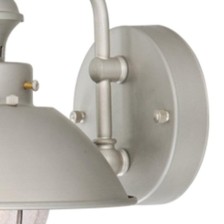 Vaxcel Lighting OW21593BN Harwich One Light Outdoor Wall Mount Outdoor Pewter, Nickel, Silver