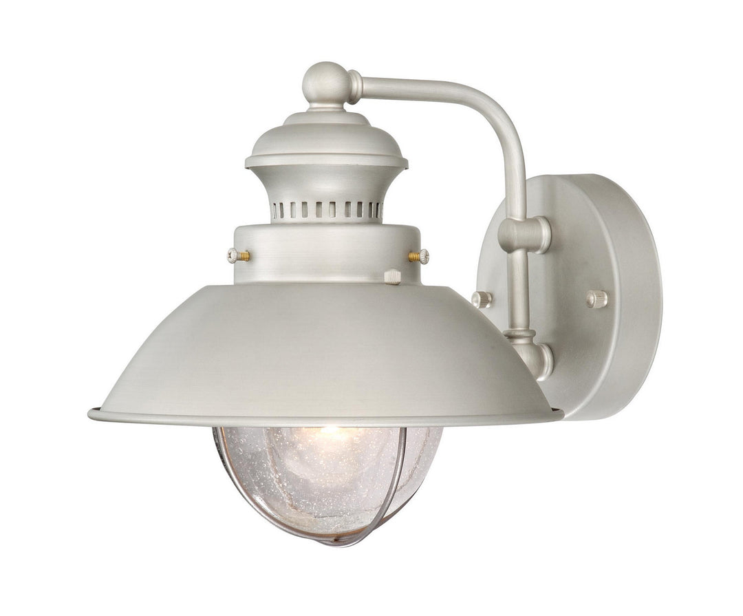 Vaxcel Lighting OW21593BN Harwich One Light Outdoor Wall Mount Outdoor Pewter, Nickel, Silver