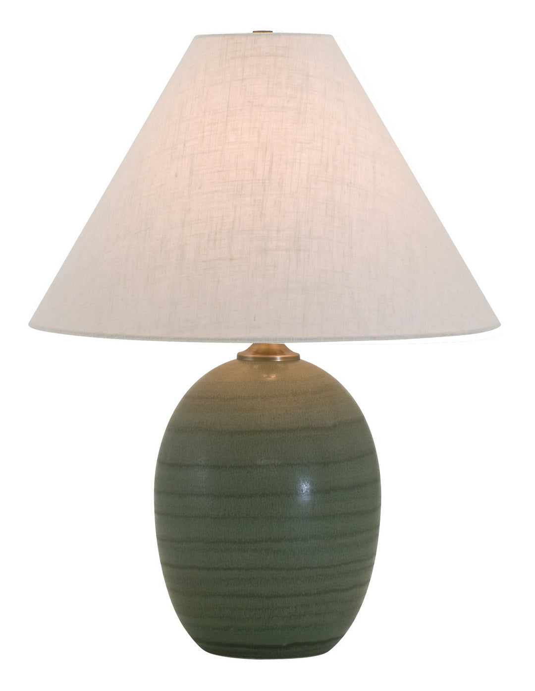 House Of Troy Lighting GS140-GM  Scatchard Lamp Green Matte