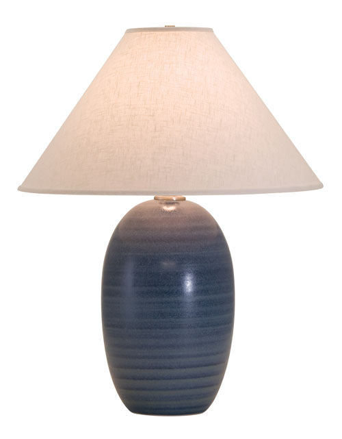 House Of Troy Lighting GS150-MDB Scatchard Lamp Medium Blue