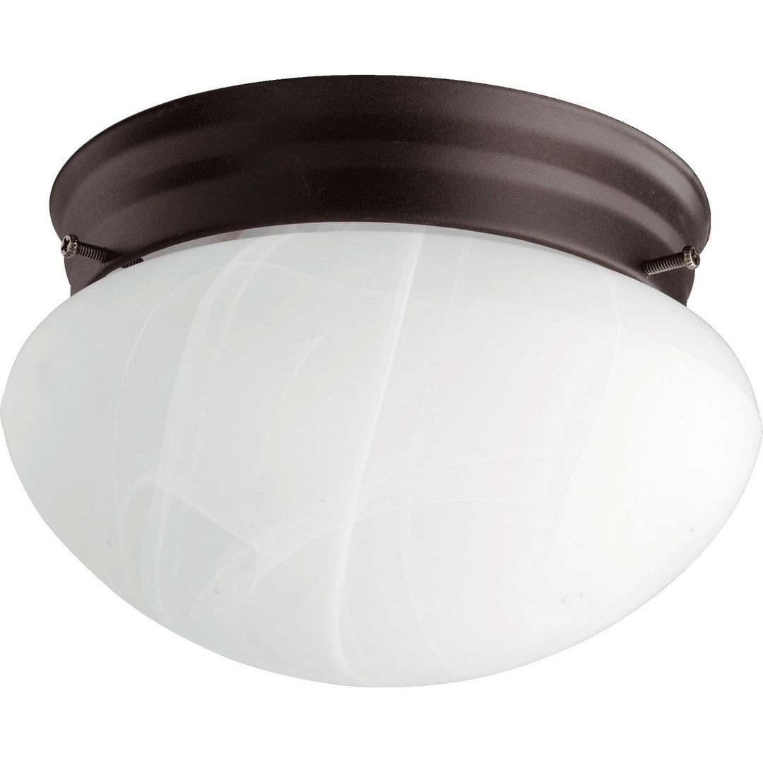 Quorum 3021 Faux Alabaster Mushrooms 3021-6-86 Ceiling Light - Oiled Bronze